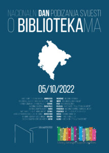 Nacionalni dan podizanja svijesti o bibliotekama plakat 2022 Radio televizija Rožaje