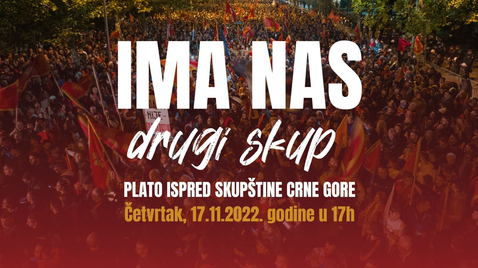 IMA NAS: Novi protest, nećemo odustati do ostvarenja zahtjeva