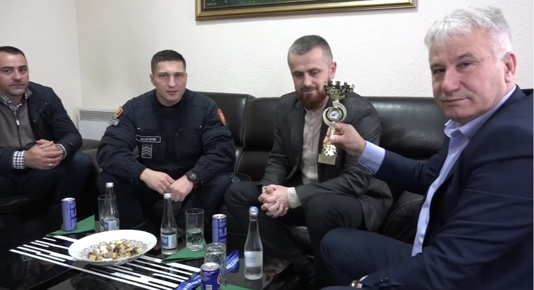 Predsjednik Husović upriličio svečani prijem za džudiste Fejzića i Kalača