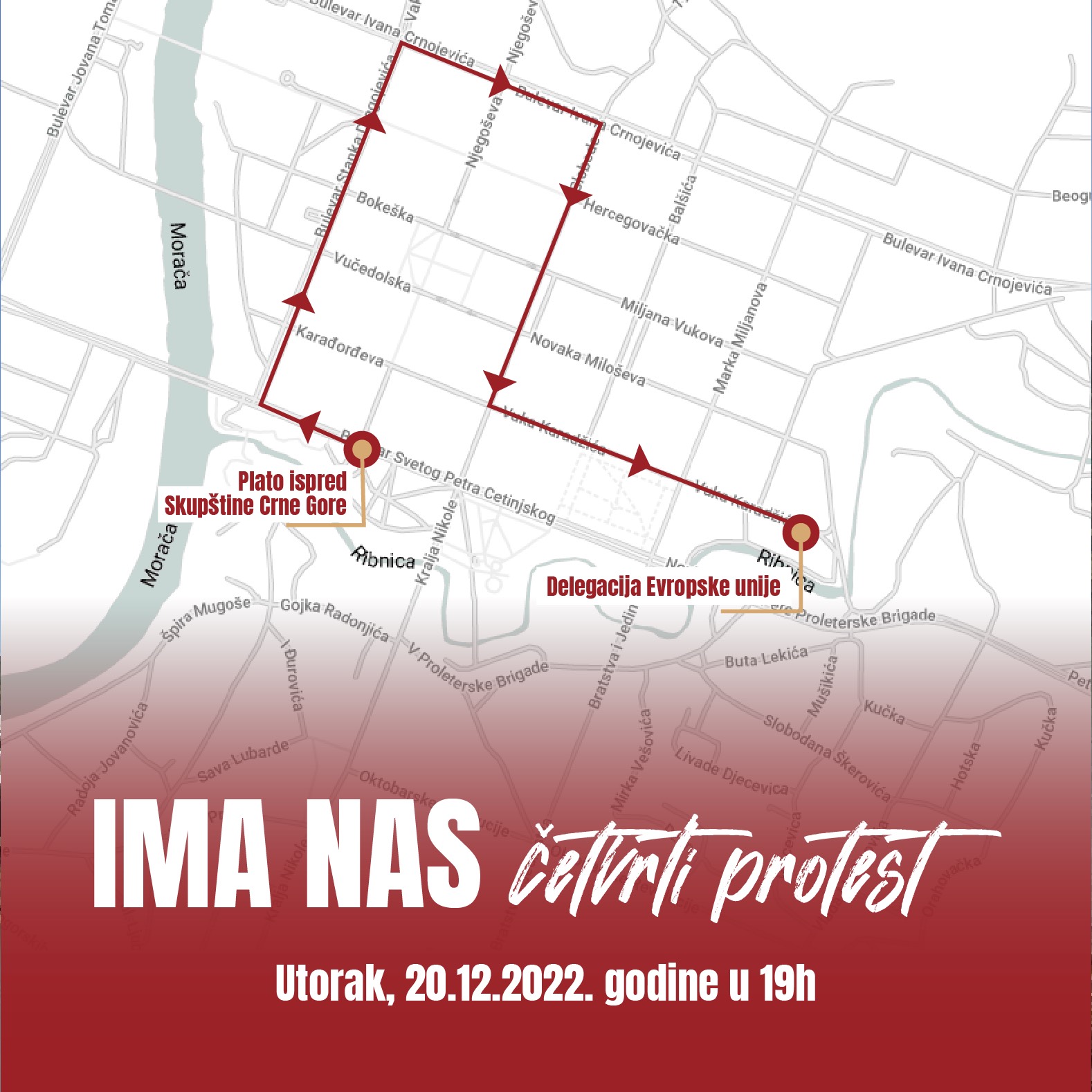 Saopštenje pokreta “Ima nas“