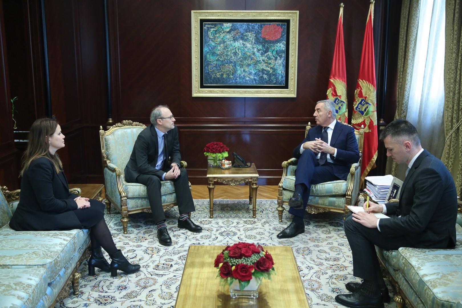 Predsjednik Đukanović primio članove Misije OEBS/ODIHR
