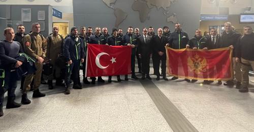 Crnogorski spasioci kreću ka Turskoj