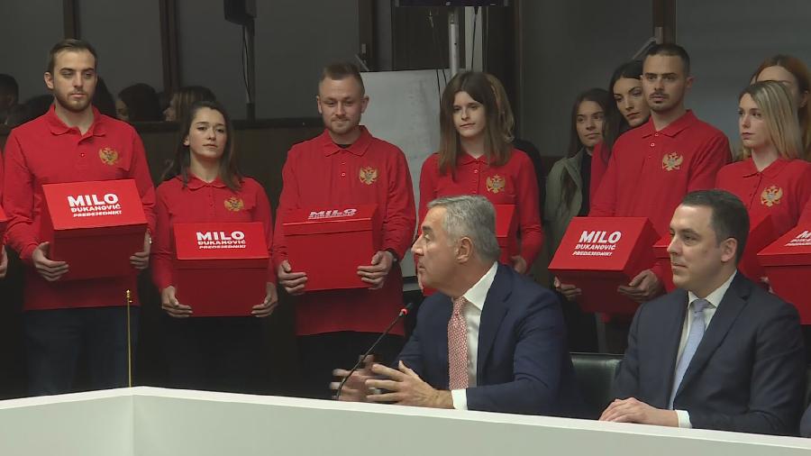 DPS predao kandidaturu Đukanovića