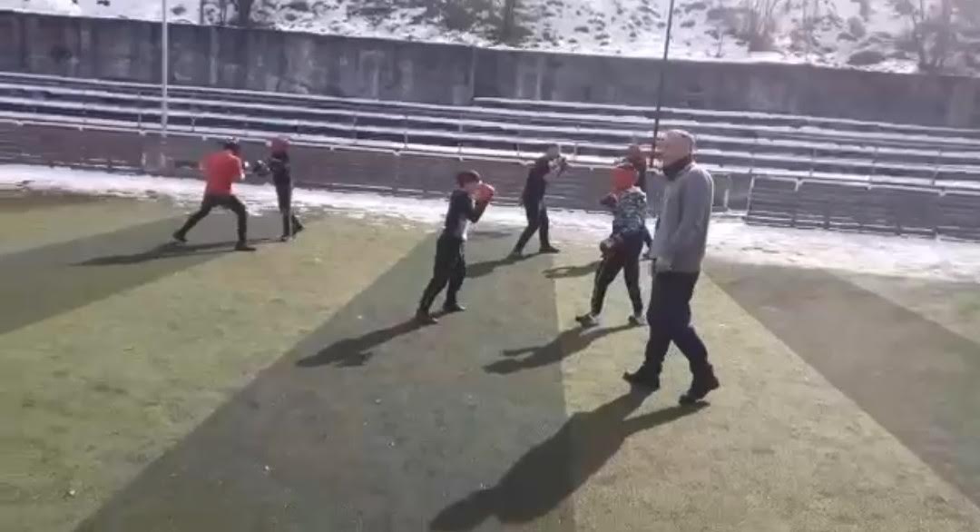 Sparing na otvorenom za internacionalno prvenstvo na Cetinju