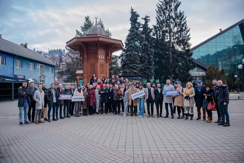 U okviru kampanje za predsjedničke izbore, kandidat Jakov Milatović boravio je juče u Rožajama
