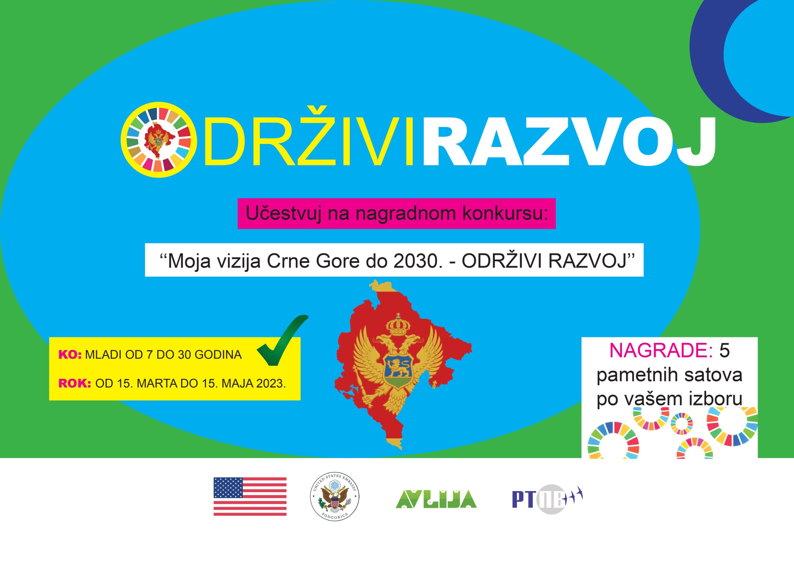 Konkurs: Mladi Crne Gore za održivi razvoj
