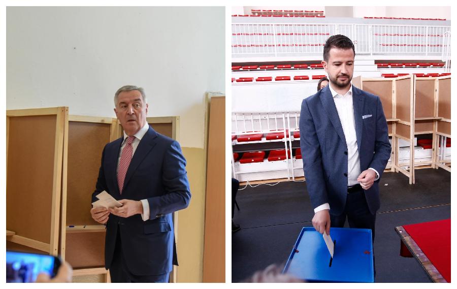 Po preliminarnim rezultatima Đukanović i Milatović u drugom krugu