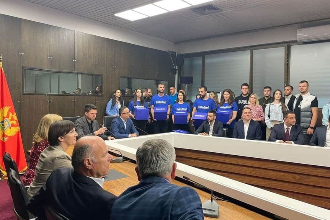 Koalicija DPS, SD, LP, DUA predala listu za parlamentarne izbore 11. juna