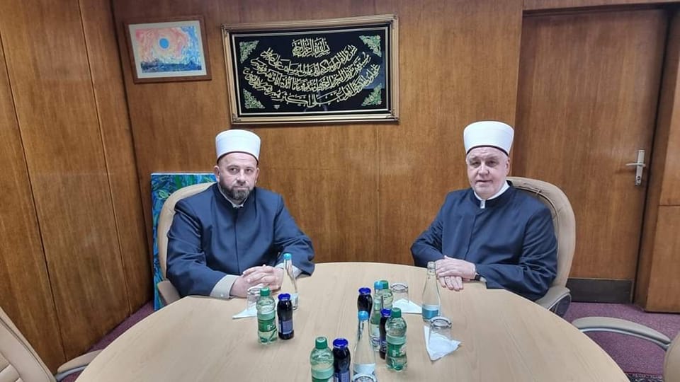 Reis Rifat ef. Fejzić razgovarao sa Reisul-ulemom Huseinom ef. Kavazovićem