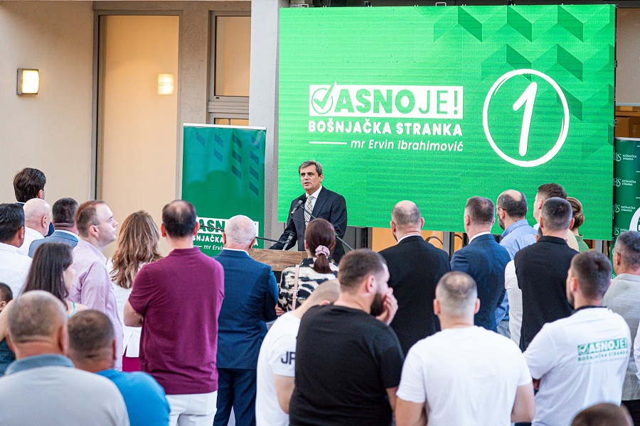 Ibrahimović u Baru: Bošnjačka stranka najbolji kormilar na putu Crne Gore ka EU