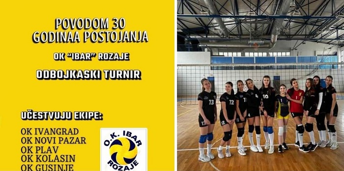 Turnir povodom 30 godina postojanja ŽOK “Ibar“ Rožaje