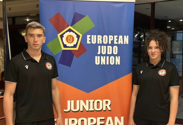Refik Beciragić i Aiša Nurković na Evropskom kupu za juniore u Skoplju.