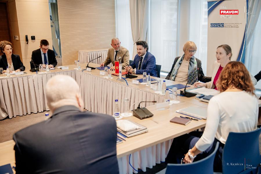 Abazović na sastanku OEBS-A