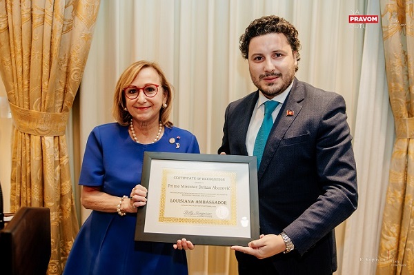 Abazović postao počasni građanin Nju Orleansa, dodijeljeno mu priznanje počasnog ambasadora Luizijane