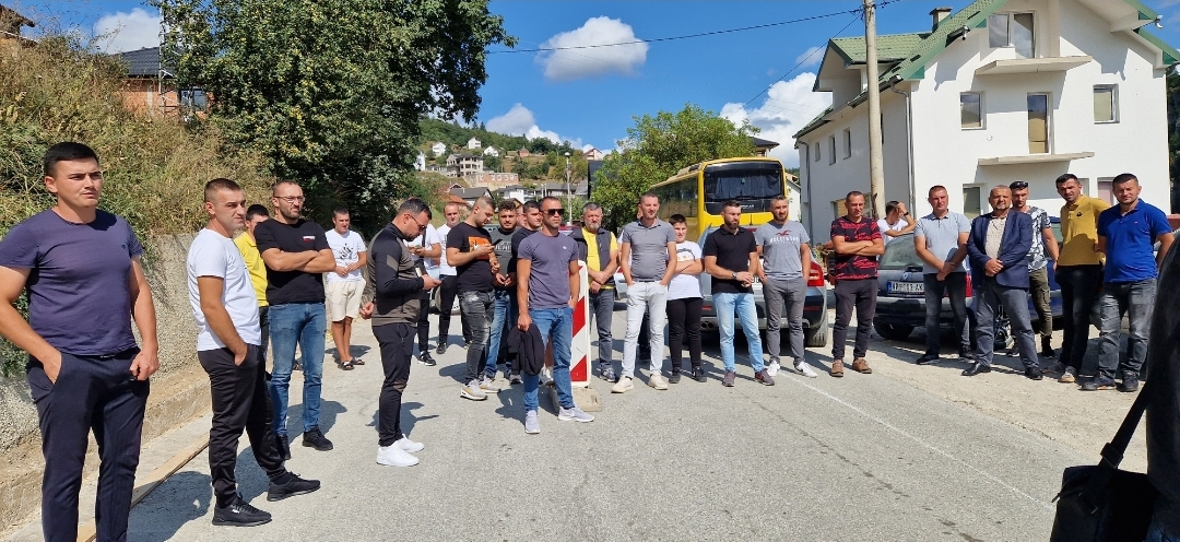 Blokada saobraćaja na dionici magistalnog puta Rožaje -Špiljani