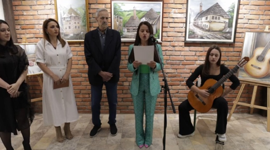“SPOJ TRADICIJE I UMJETNOSTI” – Izložba slika Feride Ganić