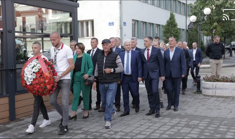 Položen vijenac na spomen obilježje palim borcima u Narodno oslobodilačkom ratu