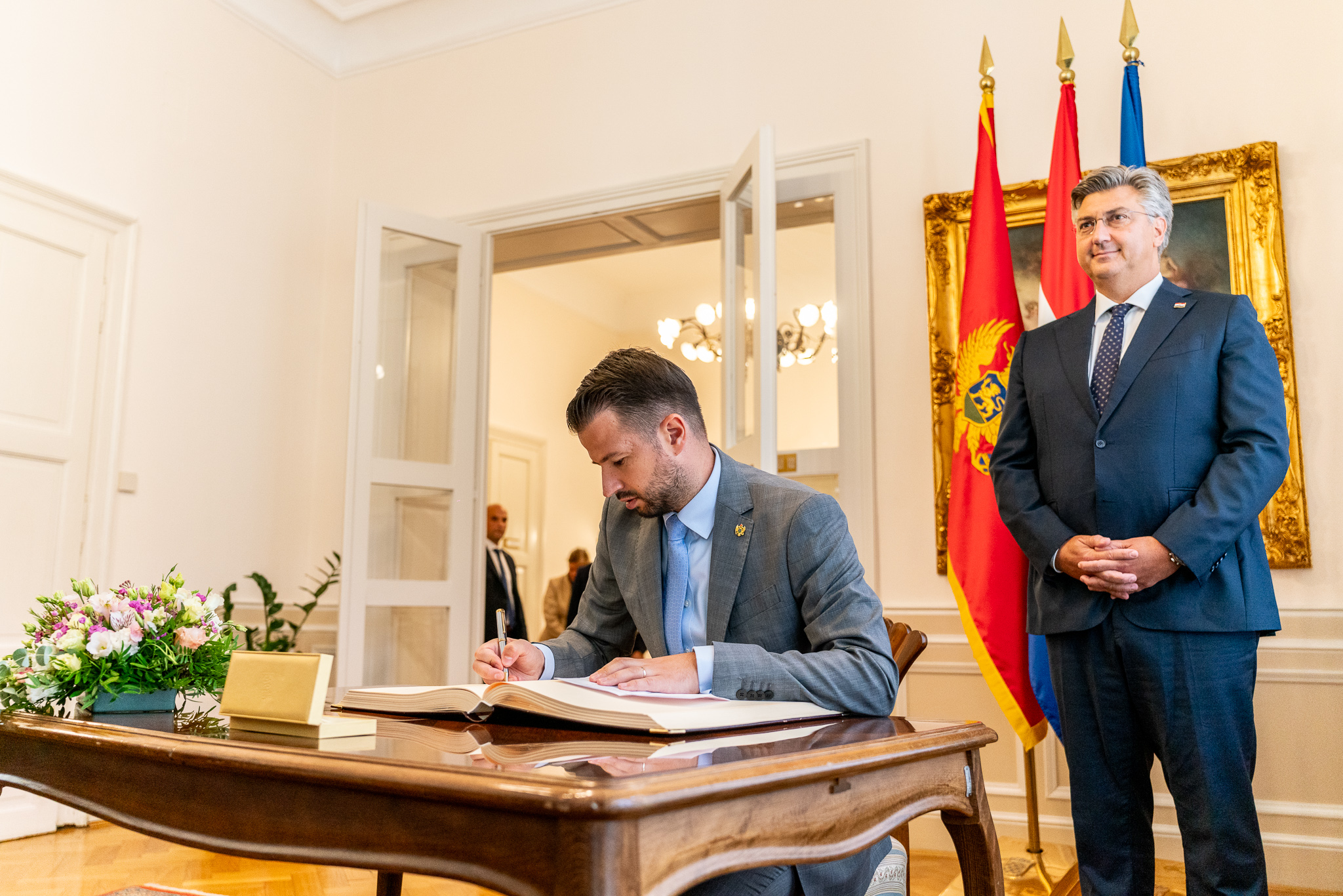 Milatović u posjeti hrvatskoj Vladi i Saboru