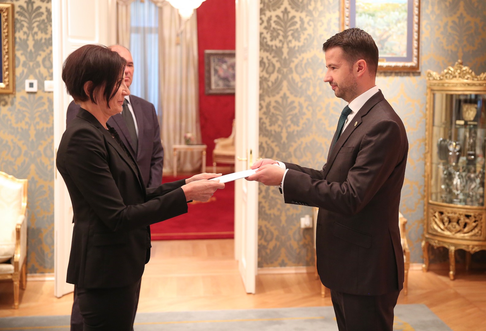 Predsjednik Milatović primio akreditivna pisma novoimenovanih ambasadorki Slovenije i Francuske