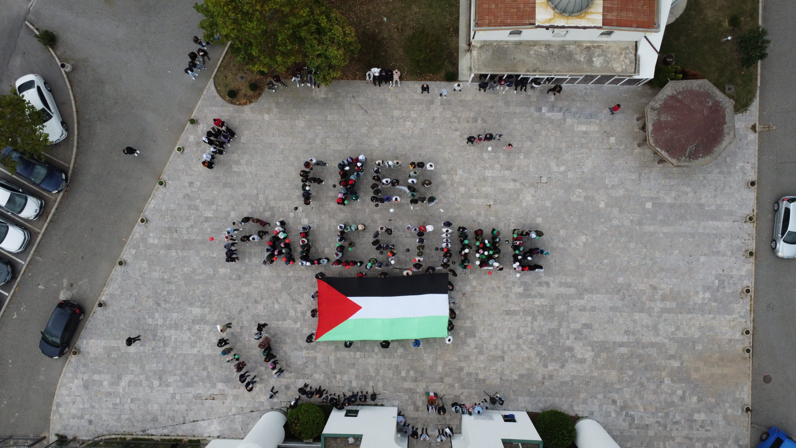 Medresa “Mehmed Fatih” upriličila performans u znak podrške narodu Palestine