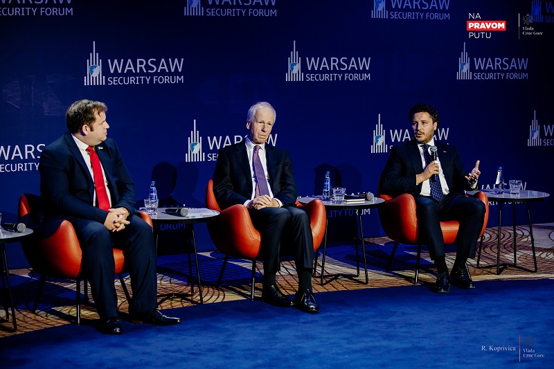 Abazović na Varšavskom bezbjednosnom forumu: Iskoristiti sadašnji geopolitički momentum za snažnije djelovanje NATO i EU