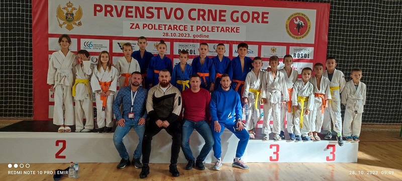 Poletarci Džudo kluba „Rožaje“ osvojili dvije zlatne medalje na državnom prvenstvu