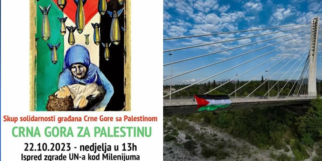 Skup podrške palestinskom narodu i u Podgorici