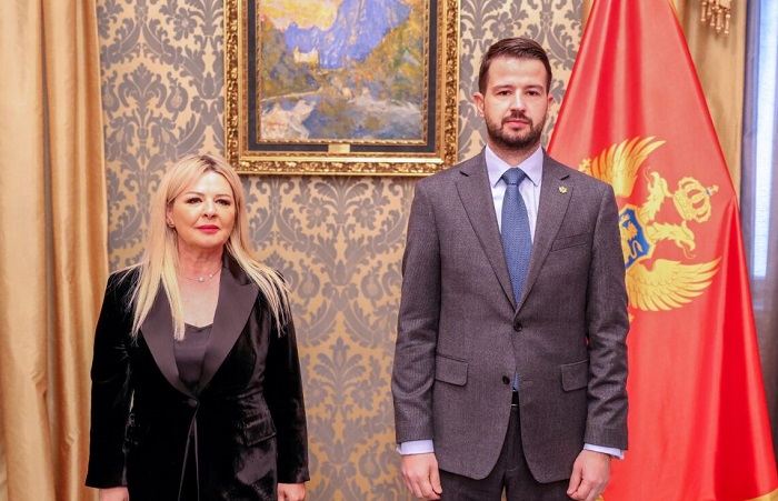 Predsjednik Milatović primio akreditivna pisma novoimenovanih ambasadora Albanije, Irske i Finske