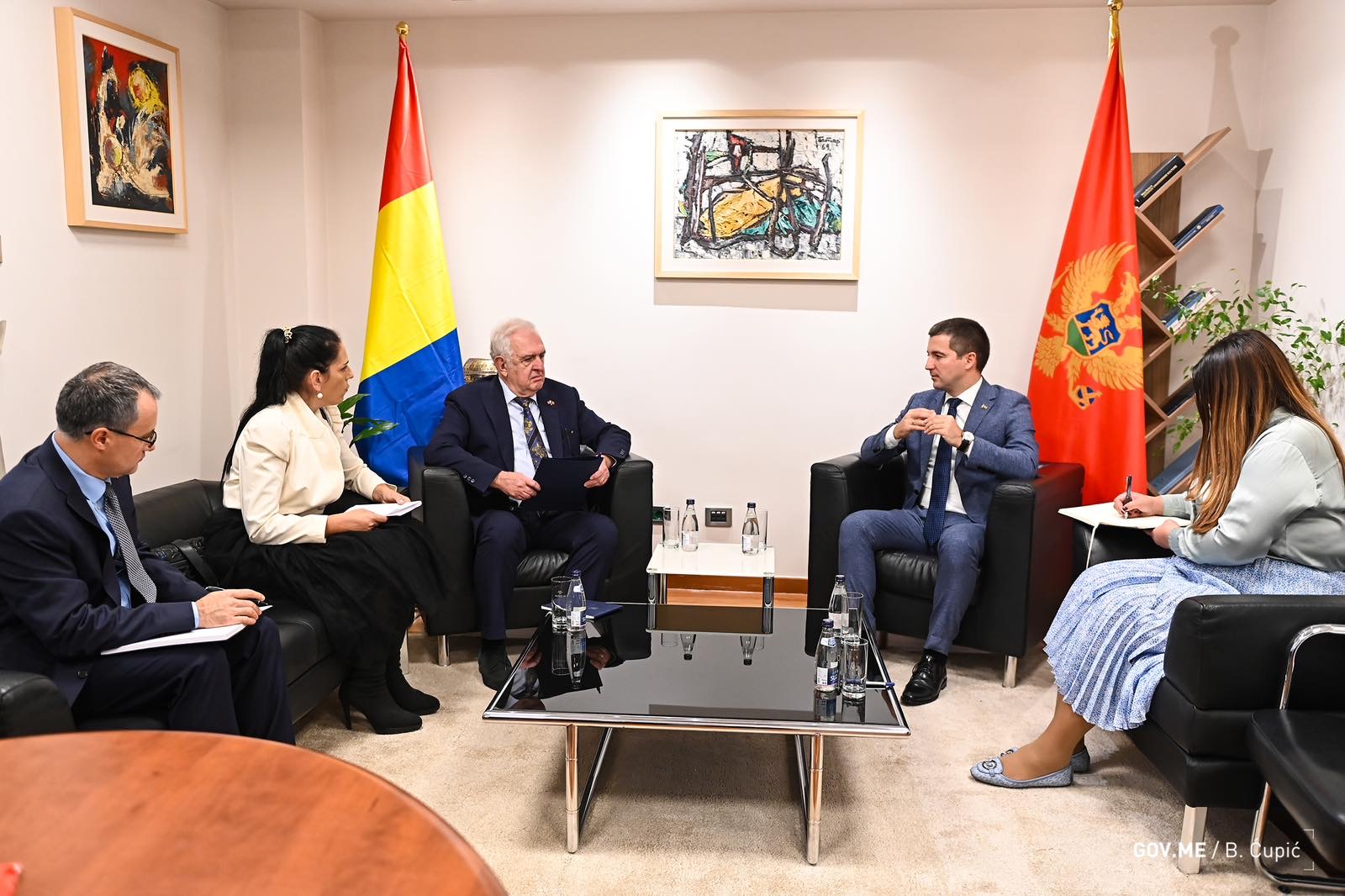 Aleksa Becic Viorel Ardelean ambasador Rumunije u Crnoj Gori 2 Radio televizija Rožaje