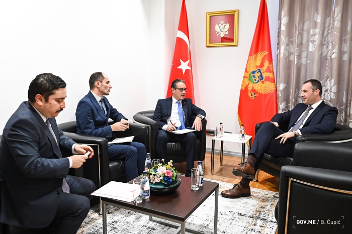 Potpredsjednik Vlade Dragoslav Šćekić ugostio ambasadora Turske