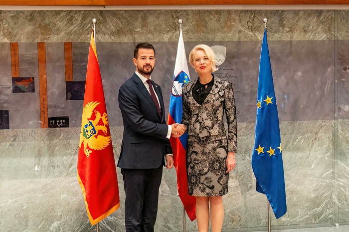 Milatović-Klakočar Zupančić: “Podrška slovenačkih parlamentaraca crnogorskom putu ka EU”