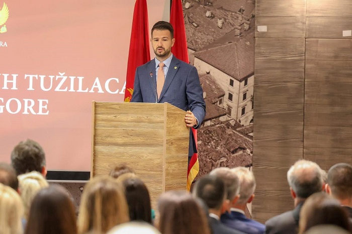 Predsjednik Milatović na skupu povodom Dana državnih tužilaca Crne Gore