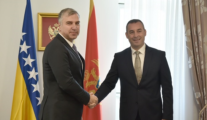 Potpredsjednik Šćekić razgovarao sa ambasadorom Bosne i Hercegovine Branimirom Jukićem