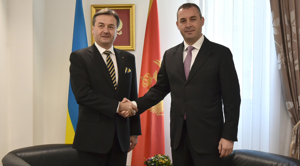 Potpredsjednik Vlade za demografiju i mlade Dragoslav Šćekić sastao se sa ambasadorom Ukrajine Nj.E. Olehom Herasimenkom