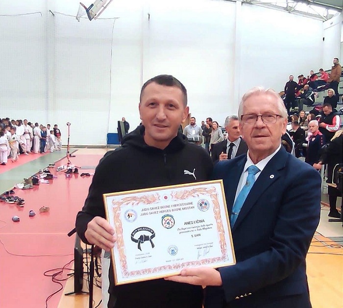 Blistava džudo karijera Rožajca Anesa Ličine krunisana priznanjem
