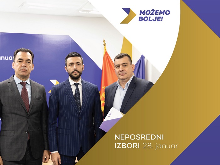 DPS: Utvrđena zbirna izborna lista za predsjednika i potpredsjednike partije