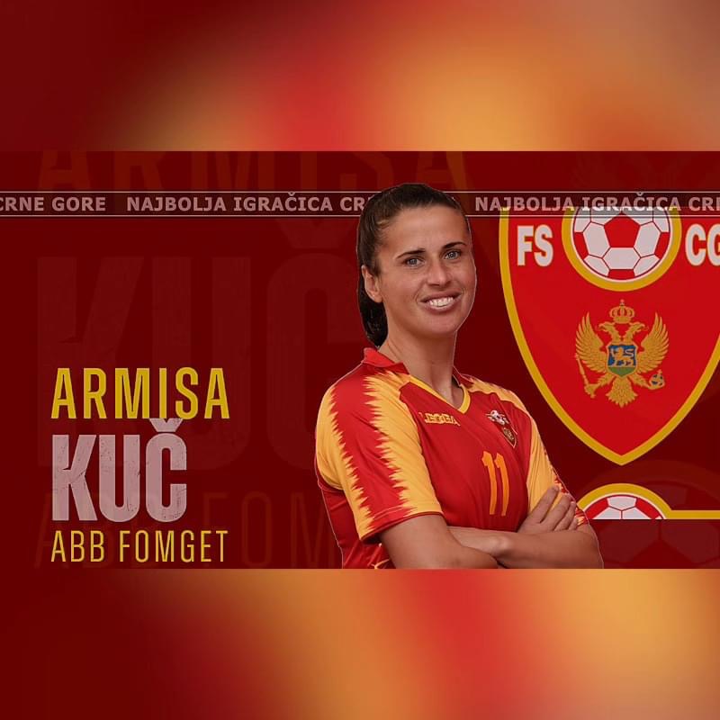 Armisa Kuč najbolja fudbalerka Crne Gore za 2023. godinu
