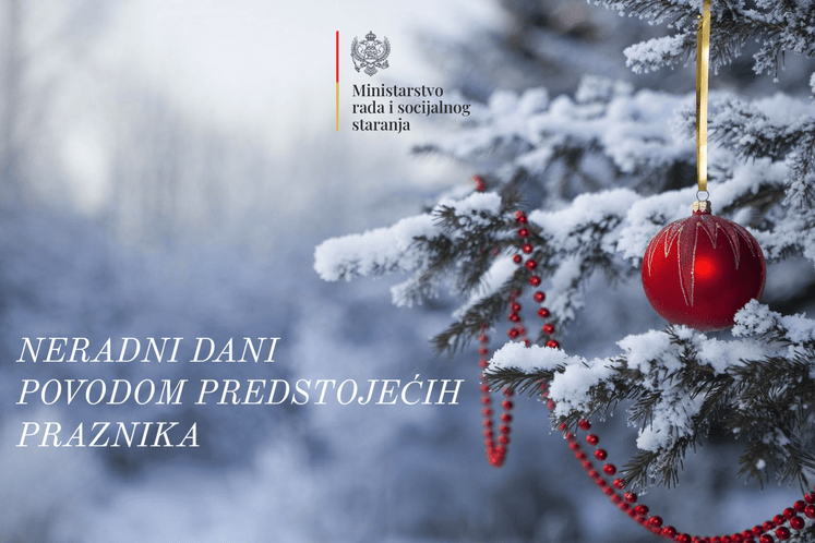 Neradni dani za novogodišnje i božićne praznike