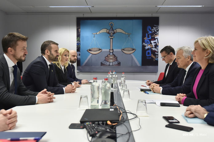 Spajić sa Rejndersom: Imenovanja u pravosuđu odličan signal iz Crne Gore i odraz uspješne  saradnje Vlade i Parlamenta