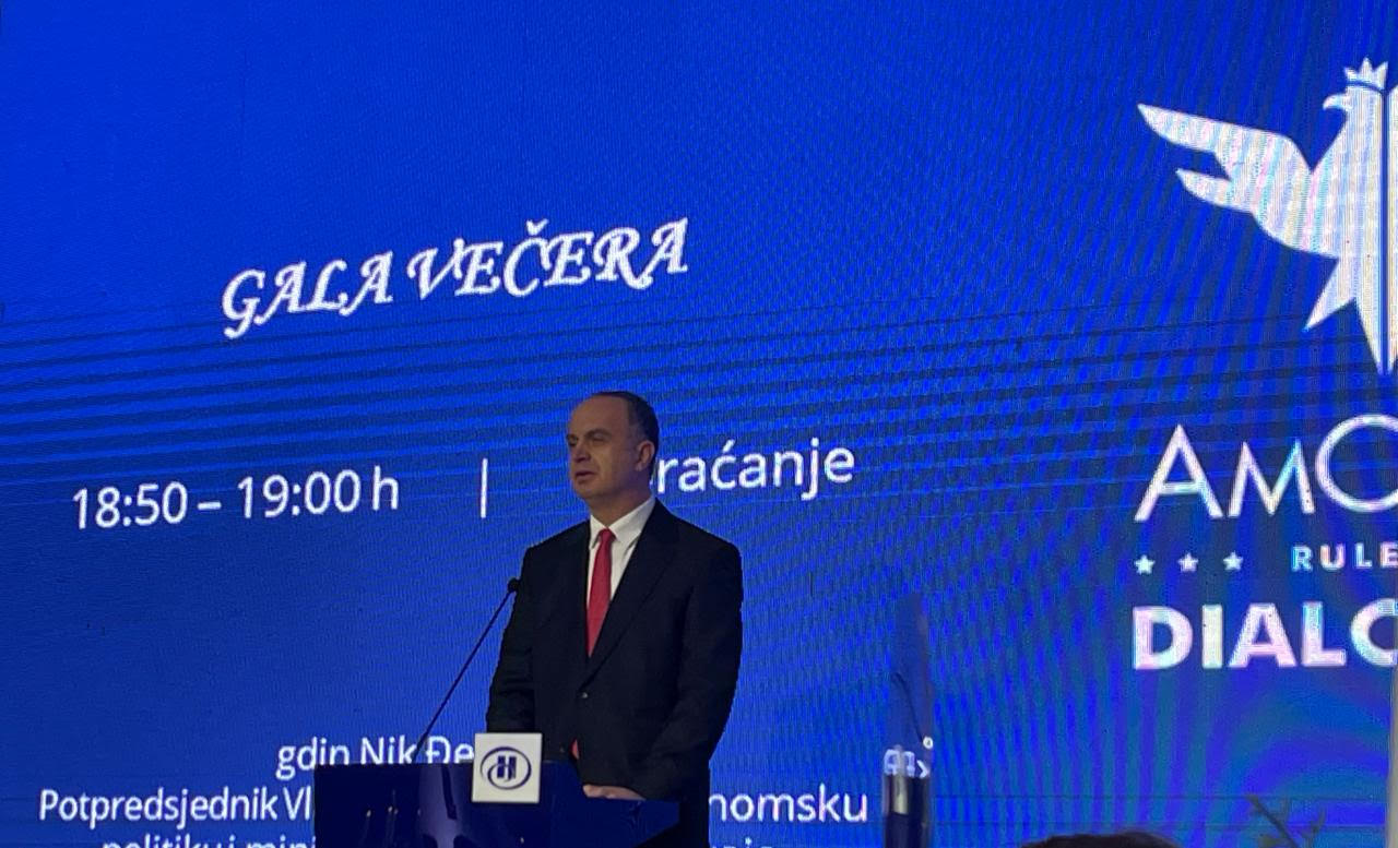 Potpredsjednik Vlade za ekonomsku politiku Nik Gjeloshaj, učestvovao je na Gala večeri koju organizuje Američka privredna komora u Crnoj Gori (AmCham)