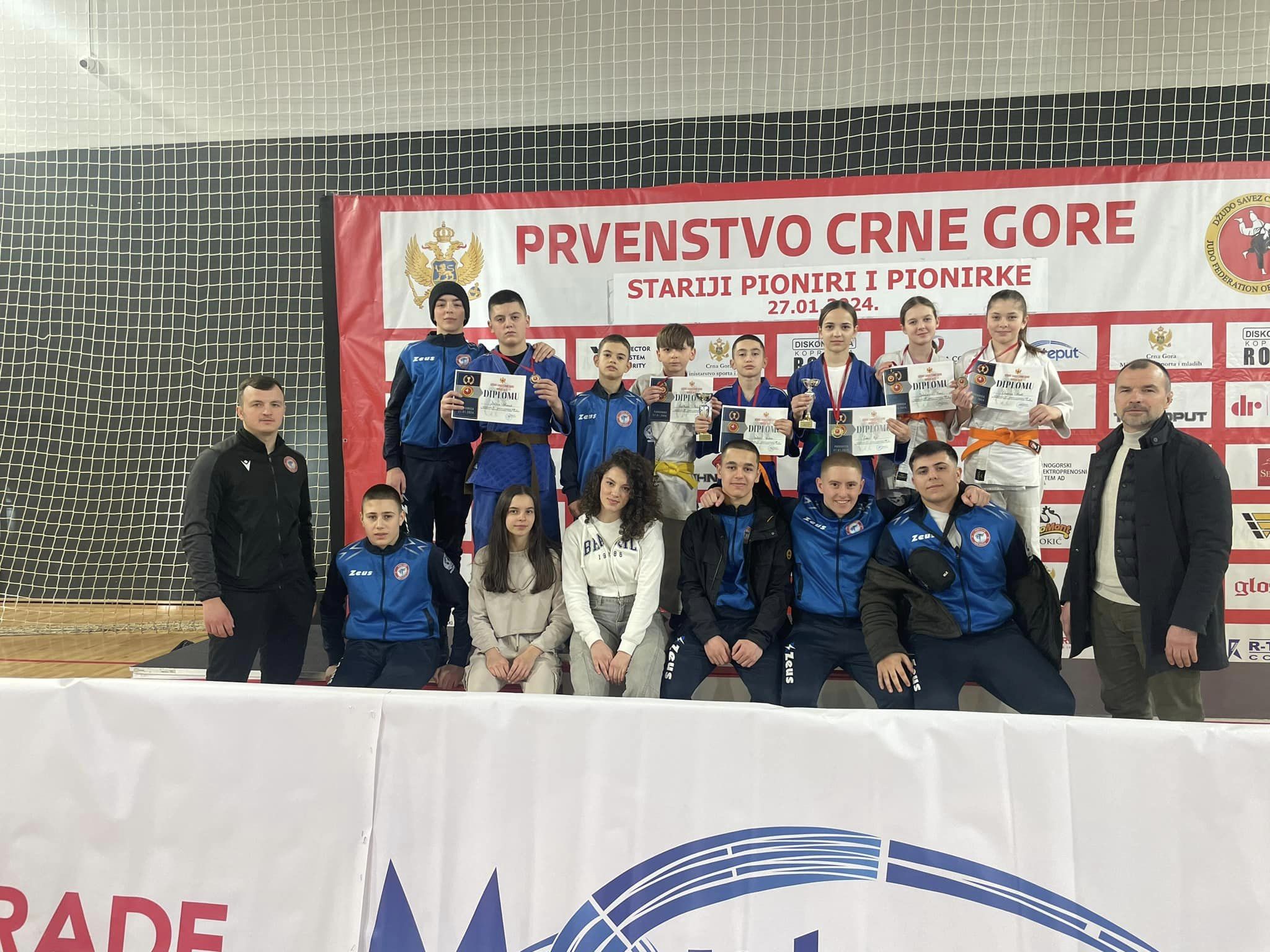 Borba i hrabrost: Mladi džudisti kluba “Ibar” osvojili 5. mjesto na prvenstvu Crne Gore za kadete