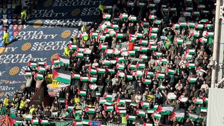Navijači Seltika ne odustaju od zastava Palestine na utakmicama širom Evrope
