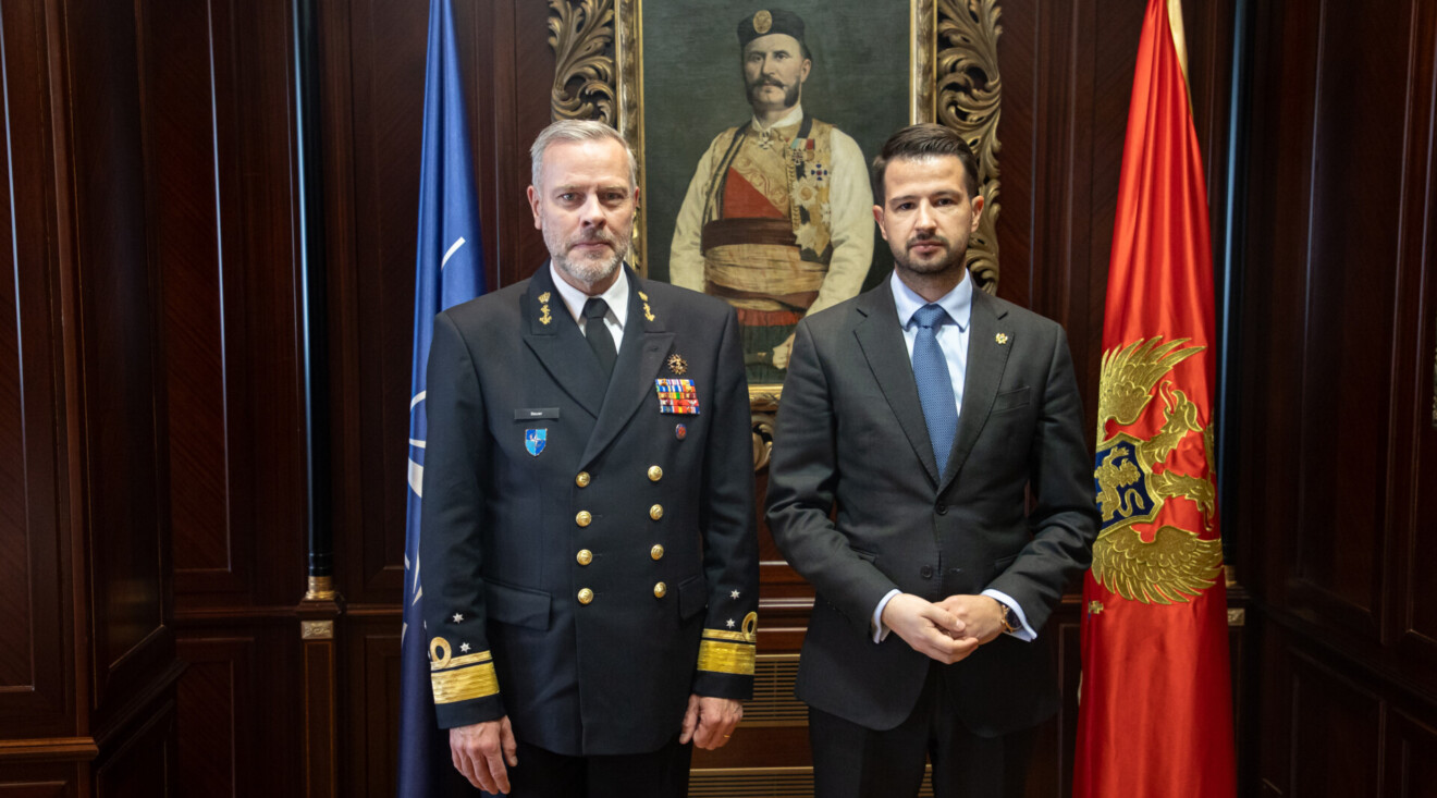 Milatović sa predsjednikom Vojnog komiteta NATO-a Robom Bauerom: Crna Gora je posvećena članica NATO-a