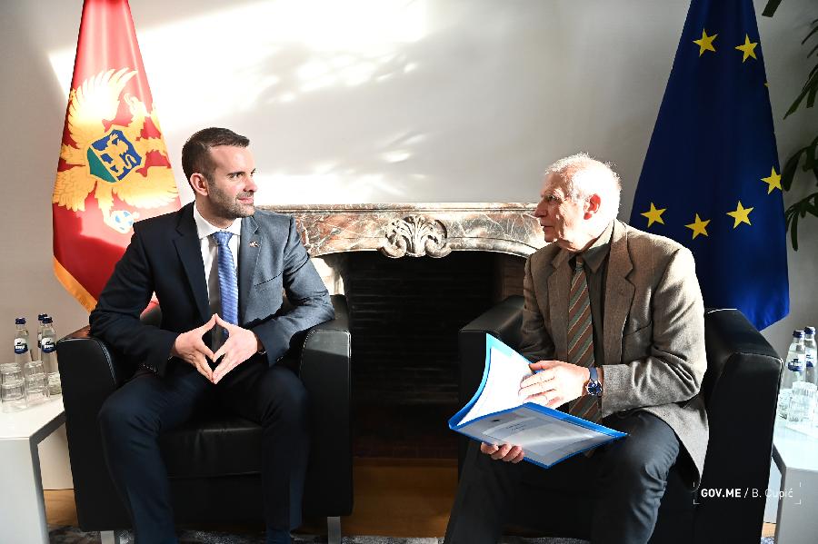 Borelj Spajiću: Cijenimo rezultate koje ste postigli za kratko vrijeme i radujemo se ubrzavanju evropskog puta Crne Gore