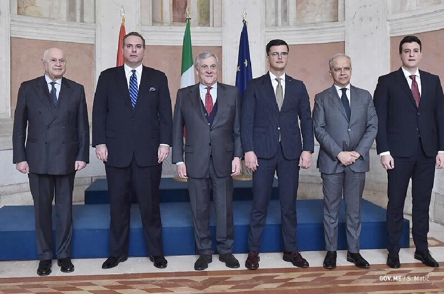 Italija snažno podržava reformske procese u Crnoj Gori