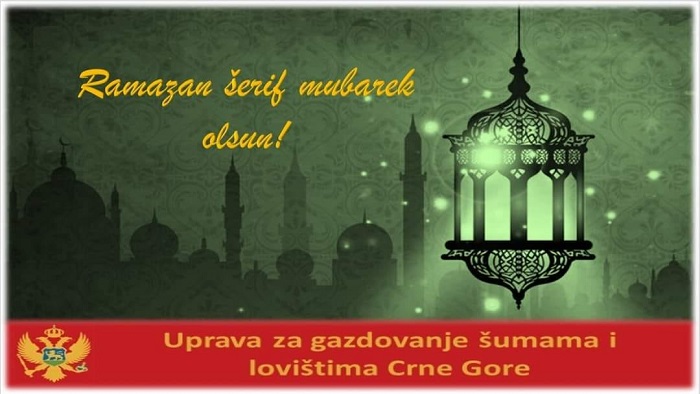 Čestitka za početak Ramazana-Uprava za gazdovanje šumama i lovištima