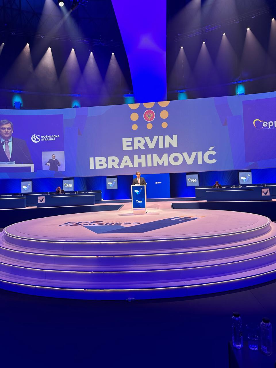 Ibrahimović na Kongresu EPP u Bukureštu: Evropska unija najznačajniji projekat obezbjeđivanja trajnog i održivog mira, kao i demokratskog prosperiteta na tlu Evrope