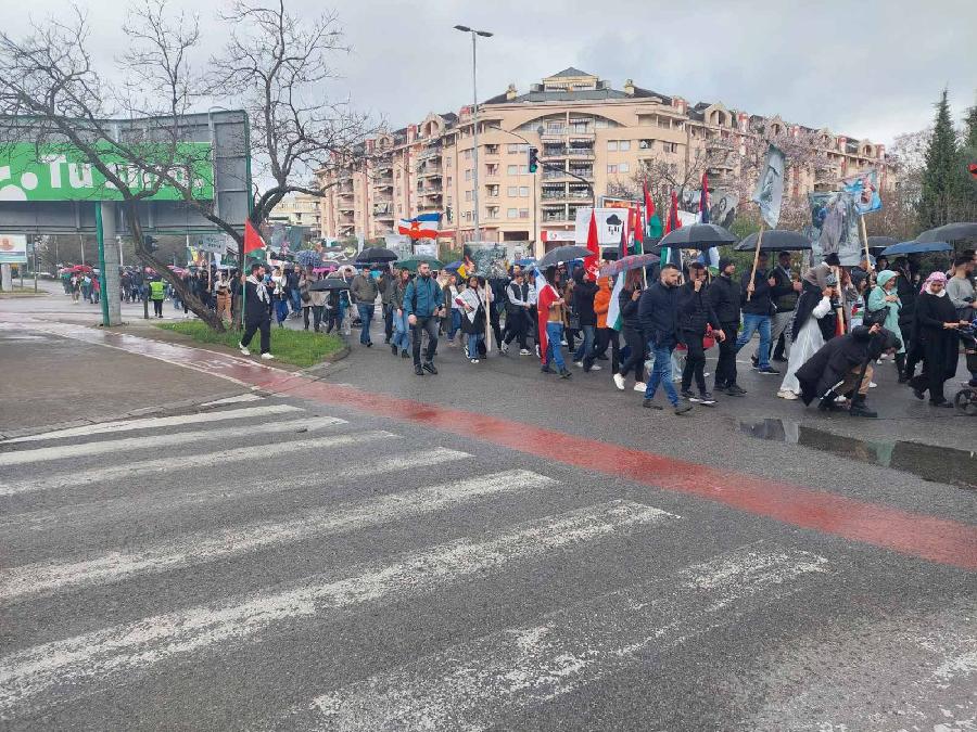 Održan marš mira i skup podrške Palestini
