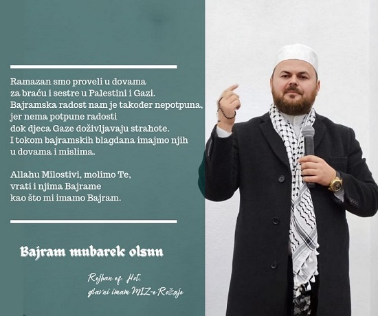 Bajramska poruka Rejhana ef. Hota, glavnog imama Medžlisa Islamske zajednice Rožaje