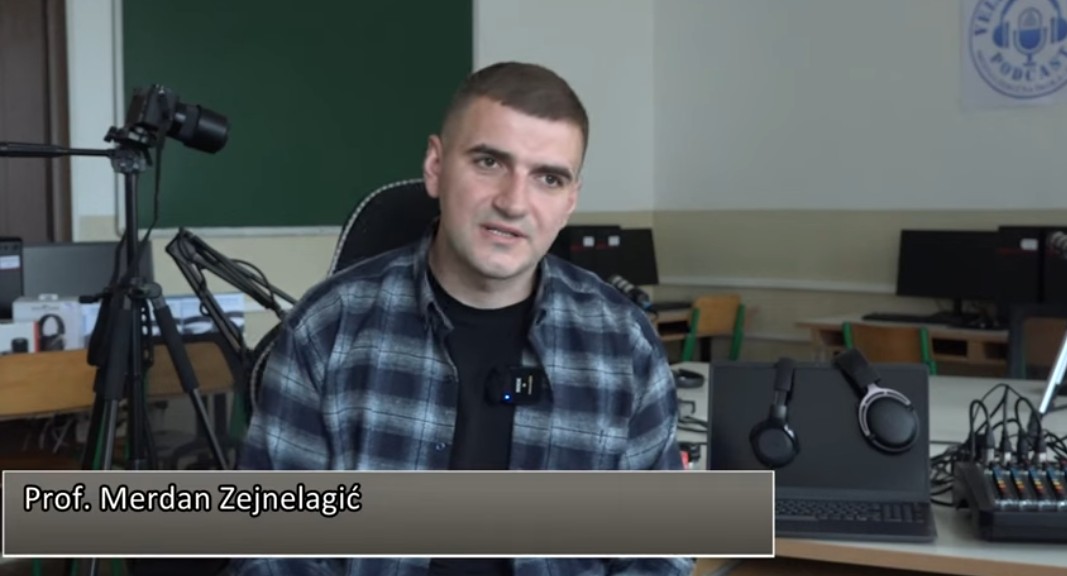 Prof. Merdan Zejnelagić: U Srednjoj stručnoj školi otvoren novi školski studio i list “Veliki odmor”